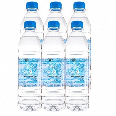 Вода «Королевская вода» 6х1,5 л, без газа ПЭТ