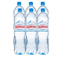 Вода минеральная «ЛЕГЕНДА ГОР АРХЫЗ» 6х1,5 л, без газа ПЭТ