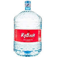 Вода минеральная «Кубай» 19 л, одноразовая тара