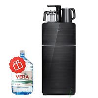 Кулер напольный для воды с чайным столиком Тиабар Ecotronic TB18-LE черный