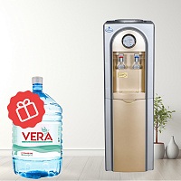 Кулер напольный для воды SMixx 95 L золотой с серебром