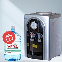 Кулер настольный для воды SMixx 95 TD черный с серебром