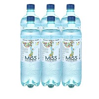 Вода MISS MINERAL DETOX 6х1 л, газ, ПЭТ