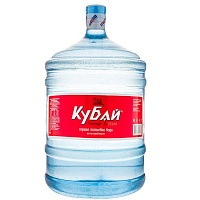 Вода минеральная «Кубай» 19 л, оборотная тара