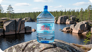 Вода природная щелочная «Карелия сияние озер»