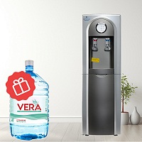 Кулер напольный для воды SMixx 95 L-B/E серый с серебром