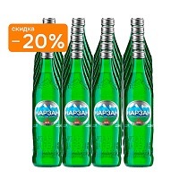 Вода лечебно-столовая «Нарзан» 20х0,45 л, газ стекло