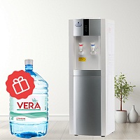 Кулер напольный для воды SMixx 16LD/E белый с серебром