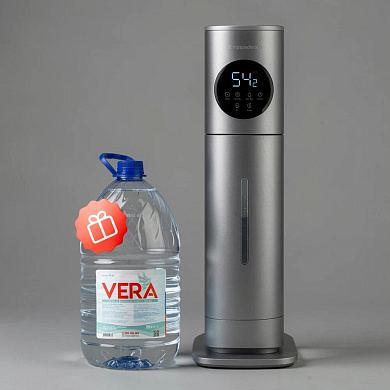 Увлажнитель воздуха ультразвуковой напольный Greendex Grey 8L серый