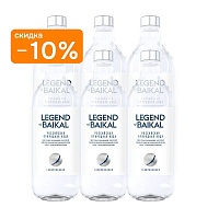 Вода глубинная кислородная Legend of Baikal 6х0,75 л, газ стекло