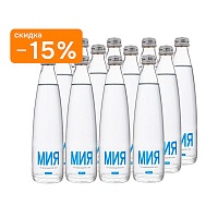 Вода «МИЯ» 24х0,33 л, без газа стекло