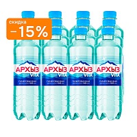 Вода минеральная «Архыз Vita» 12х0,5 л, газ ПЭТ