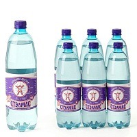 Вода лечебно-столовая «Стэлмас Кремнистая» 6х1 л газ ПЭТ