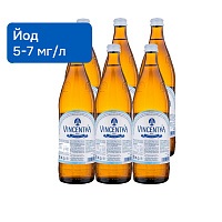 Вода лечебная Vincentka 6х0,7 л, газ стекло