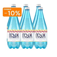 Вода минеральная лечебно-столовая «ПСЫЖ» 6х1 л, газ ПЭТ