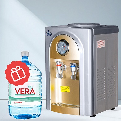 Кулер настольный для воды SMixx 95 TD золотой с серебром