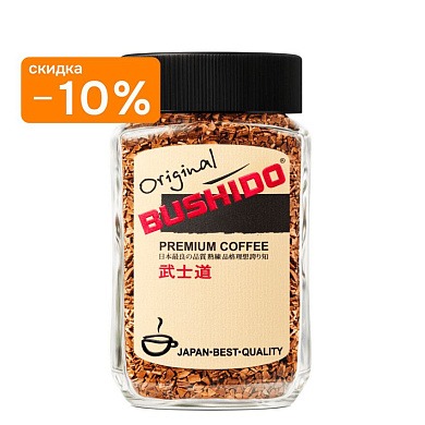 Кофе Bushido Original растворимый, 100 г