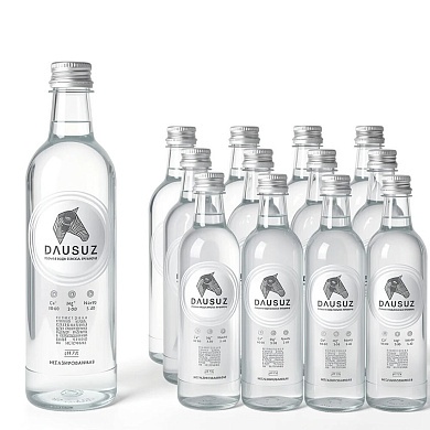 Вода минеральная DAUSUZ 12х0,5 л, без газа стекло