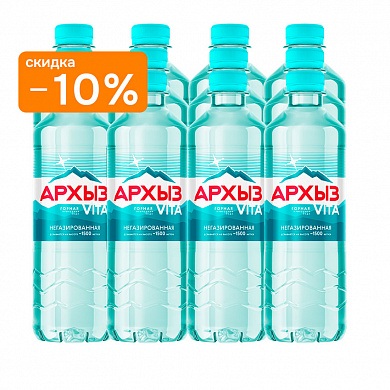 Вода минеральная «Архыз Vita»  12х0,5 л, без газа ПЭТ