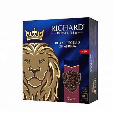Чай Richard черный Royal legend of Africa, в пакетах 100 шт