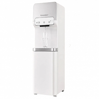 Кулер напольный для воды Greendex White Silver Pro белый серебристый