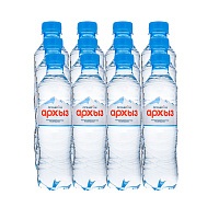 Вода минеральная «ЛЕГЕНДА ГОР АРХЫЗ» 12х0,5 л, без газа ПЭТ