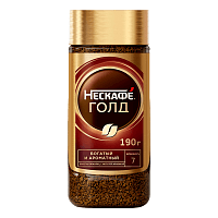 Кофе Нескафе Gold растворимый,190 г