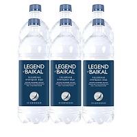 Вода глубинная кислородная Legend of Baikal 6х1 л, без газа ПЭТ