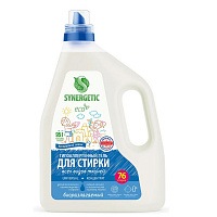 Концентрированный гель для стирки Synergetic PURE 2,28 л