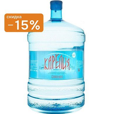 Вода щелочная «Карелия сияние озер» 19 л, оборотная тара