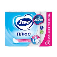 Туалетная бумага Zewa плюс 2 сл.12 рулонов